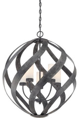 Blacksmith 5-Light Pendant, Old Black Finish