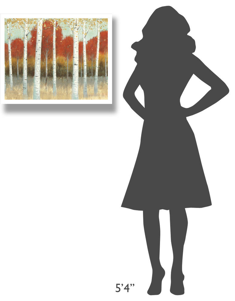 "Fall Promenade I" Digital Paper Print by James Wiens, 26"x22"