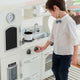 Wooden Play Kitchen Cooking Playset, White