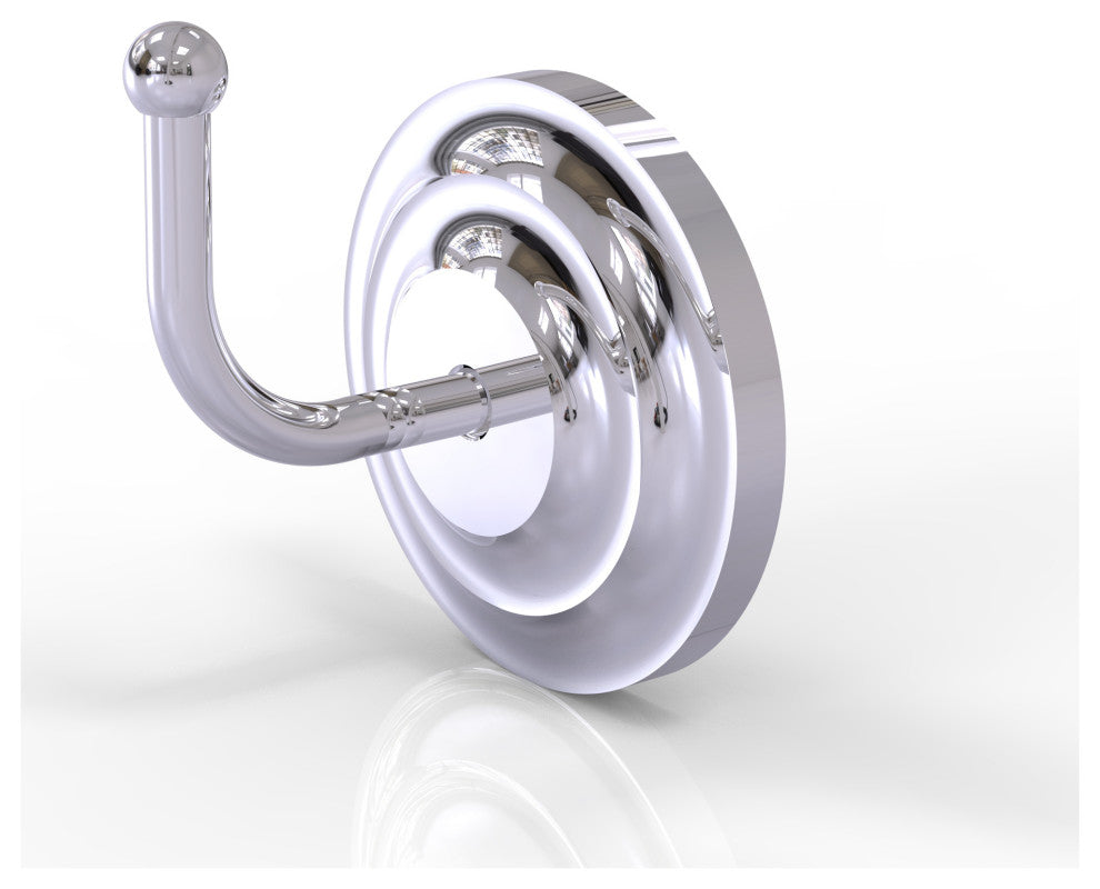 Que New Robe Hook, Polished Chrome