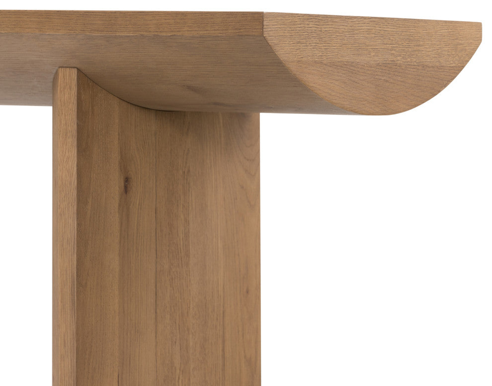 Pickford Console Table-Dusted Oak Veneer