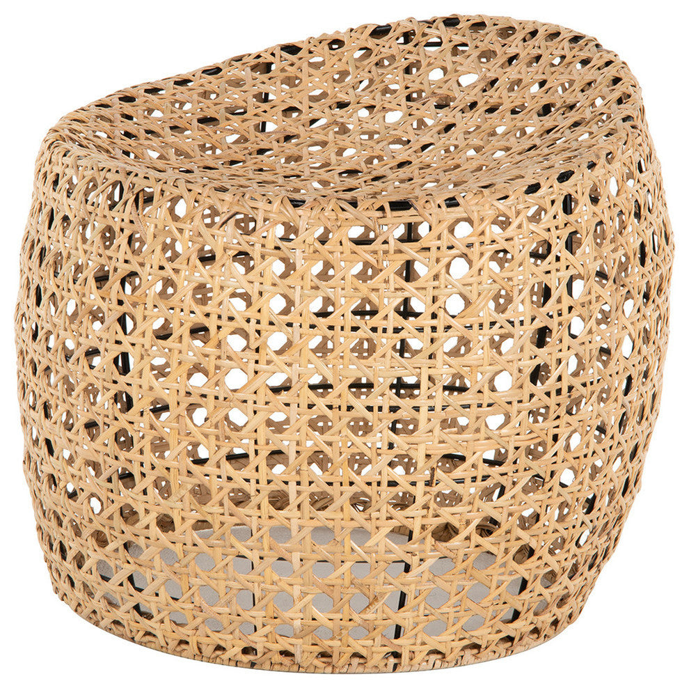Jao Rattan Cane Stool, Natural