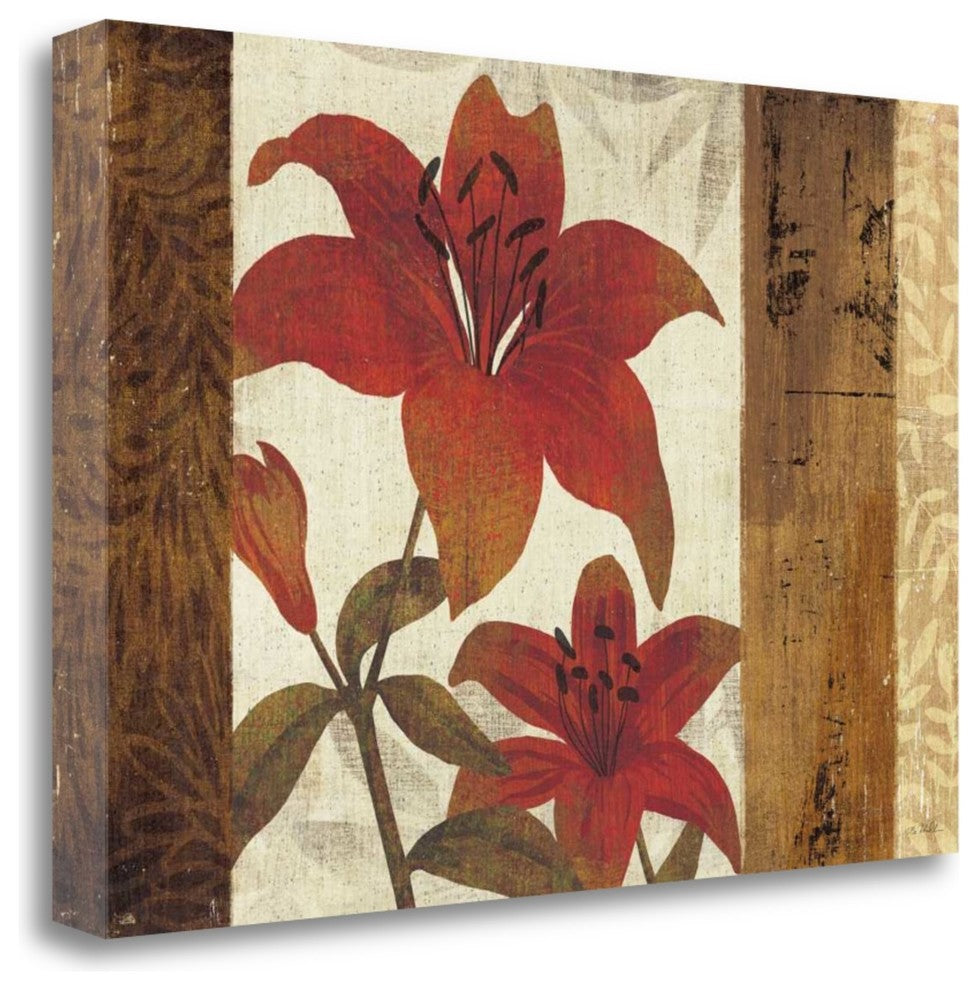 "Floral Harmony I" By Michael Mullan, Giclee Print on Gallery Wrap Canvas