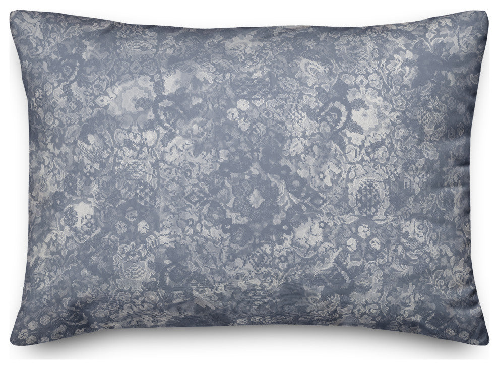 Faded Blues 14x20 Spun Poly Pillow