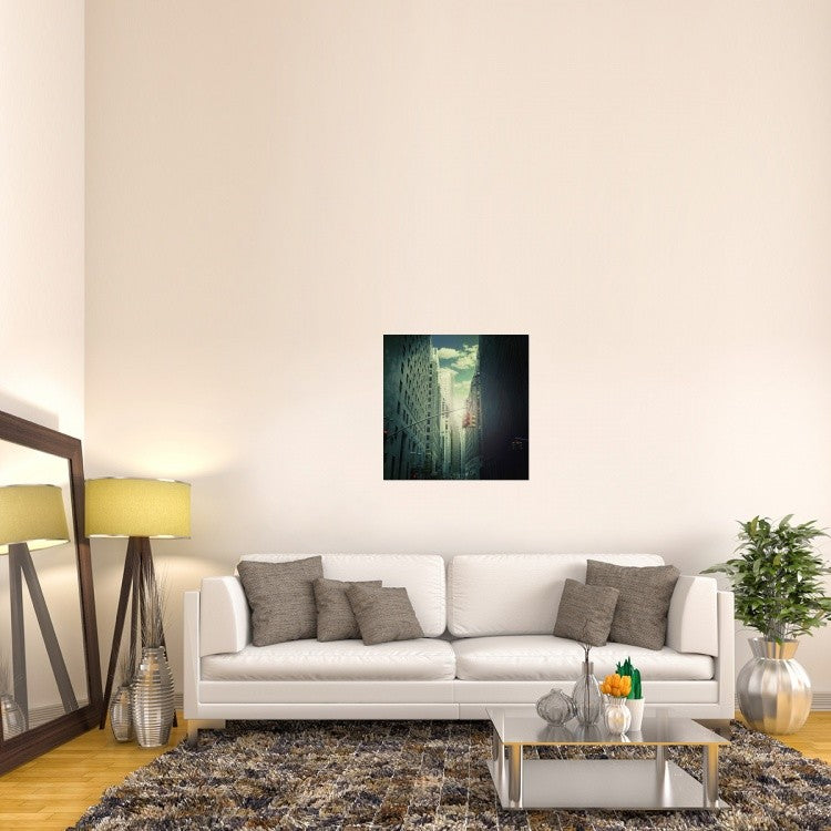 "Downtown" Stretched Canvas Giclee by Ambra, 30x30"