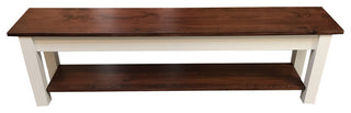 1776 Storage Bench, Shoe Rack Bench, 66"