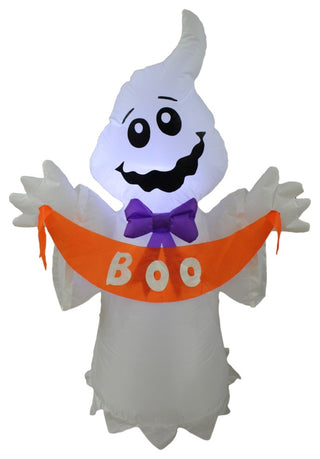 Halloween Inflatable Ghost With BOO sign, 4'