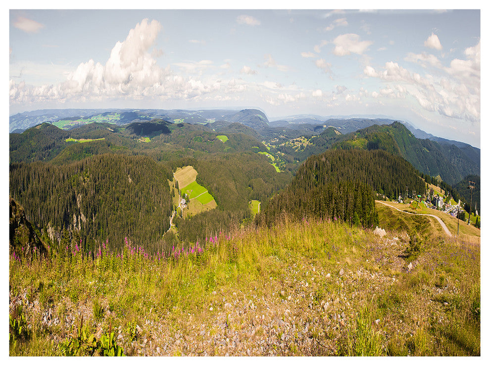 Black Forest Germany Panorama, Landscape Canvas Art Print, 40"x30"