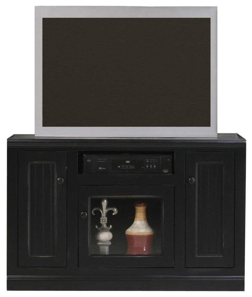Eagle Furniture 45" Coastal, Thin Tall TV Cart, Midnight Blue