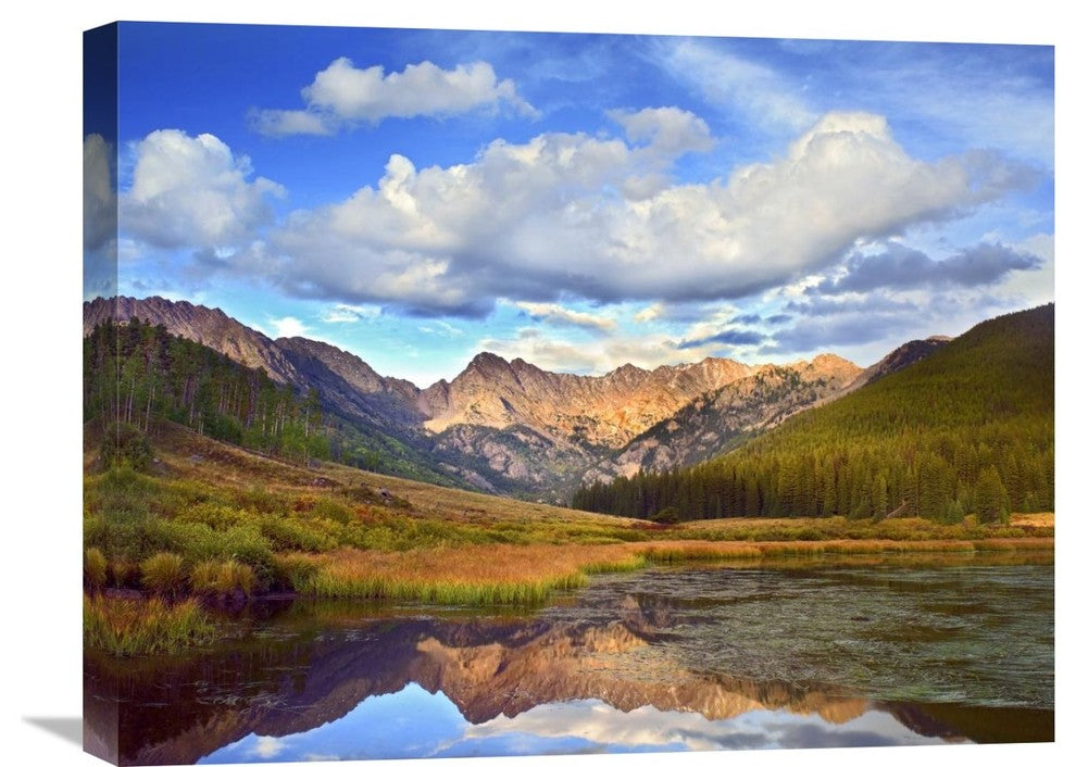 "Mt Powell and Piney Lake, Colorado" Canvas Giclee by Tim Fitzharris, 24"x18"