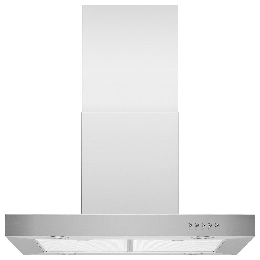 Blue Ocean 30" RH10I Stainless Steel Island Mount Kitchen Range Hood, 760 CFM