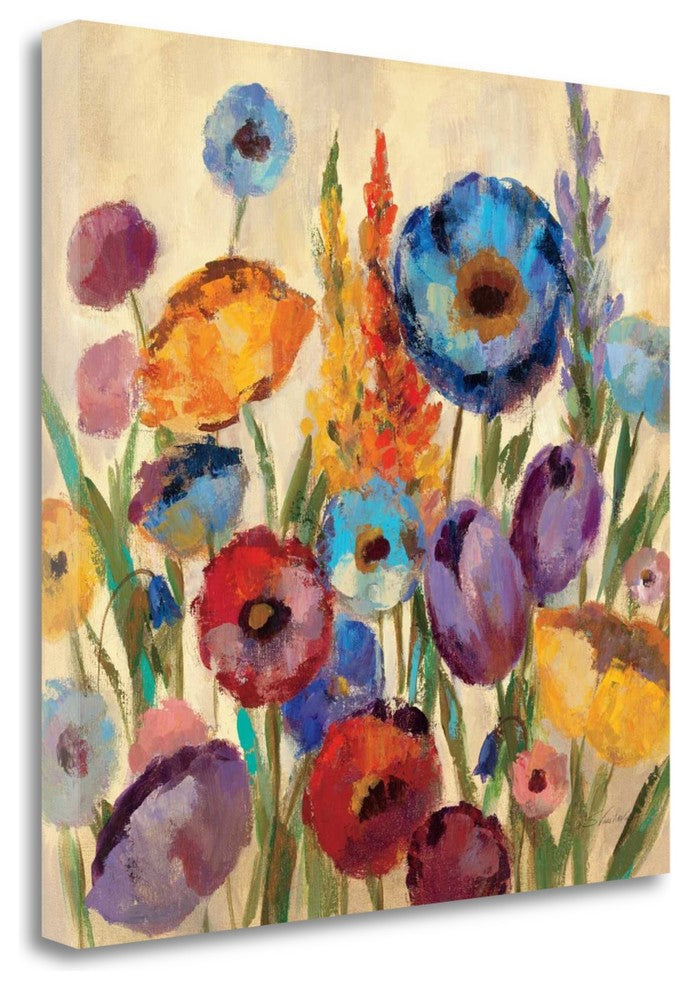 "Garden Hues II" By Silvia Vassileva, Giclee Print on Gallery Wrap Canvas