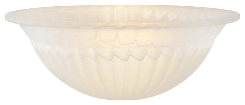 23512-11 Replacement Alabaster/Amber 2-Tone Torchiere Lamp Glass(42mm) Shade