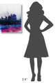 "Tokyo Watercolor Skyline" Fine Art Print
