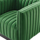 Tufted Armchair Accent Chair, Velvet, Green, Modern, Living Lounge Hospitality