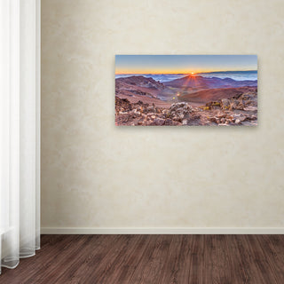Pierre Leclerc 'Haleakala Sunrise' Canvas Art, 32x16
