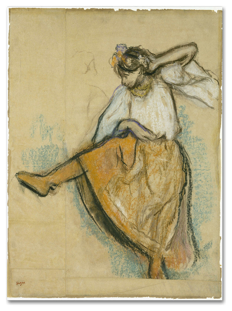 Degas 'The Russian Dancer' Canvas Art, 47 x 35