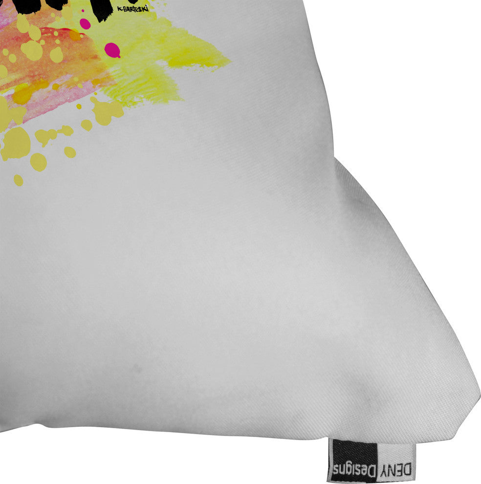 Deny Designs Kal Barteski Born To Roam Outdoor Throw Pillow