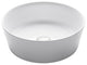 Viva Ceramic Round Vessel Bathroom Sink, White