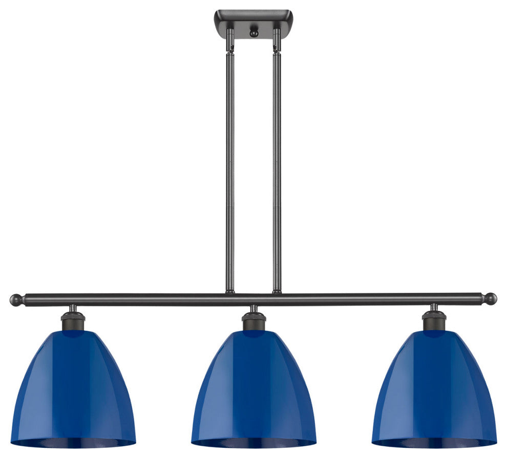 Innovations 516-3I-OB-MBD-9-BL-LED 3 Light Island Light, Oil Rubbed Bronze