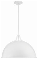 Soto 1-Light Pendant, White