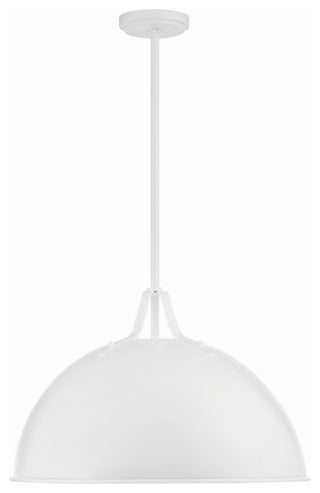 Soto 1-Light Pendant, White