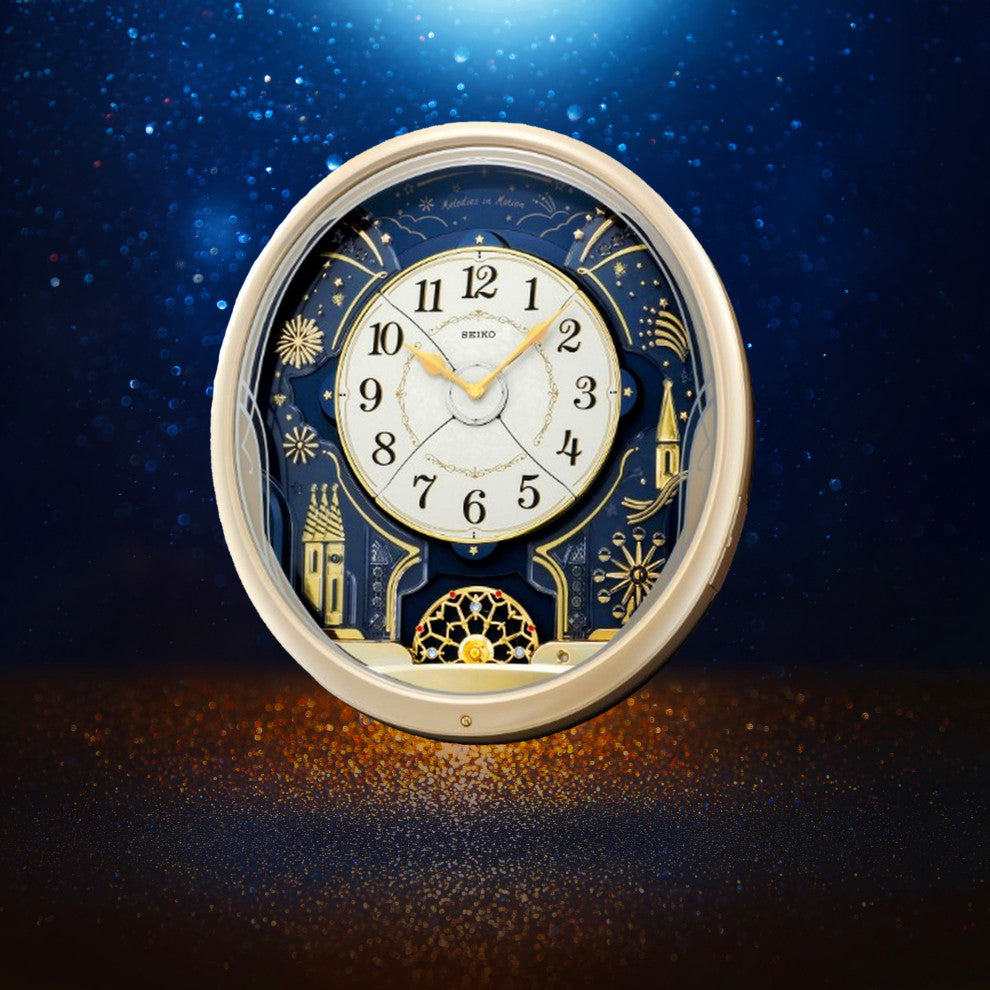 Seiko Clocks, Starry Night Melodies In Motion