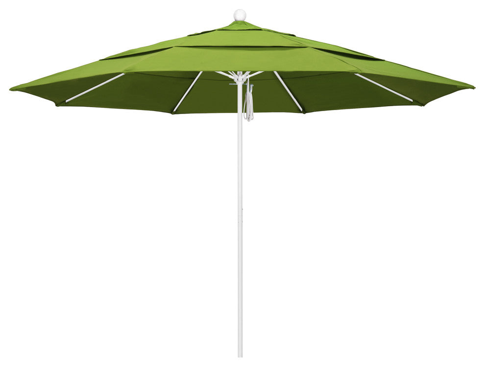 Fiberglass Umbrella White, Macaw