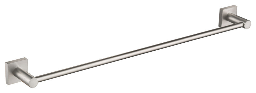Ventus Bathroom 24" Towel Bar, Brushed Nickel