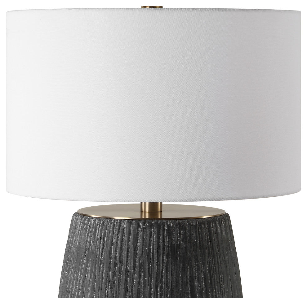 Uttermost Americana Aged Black Table Lamp