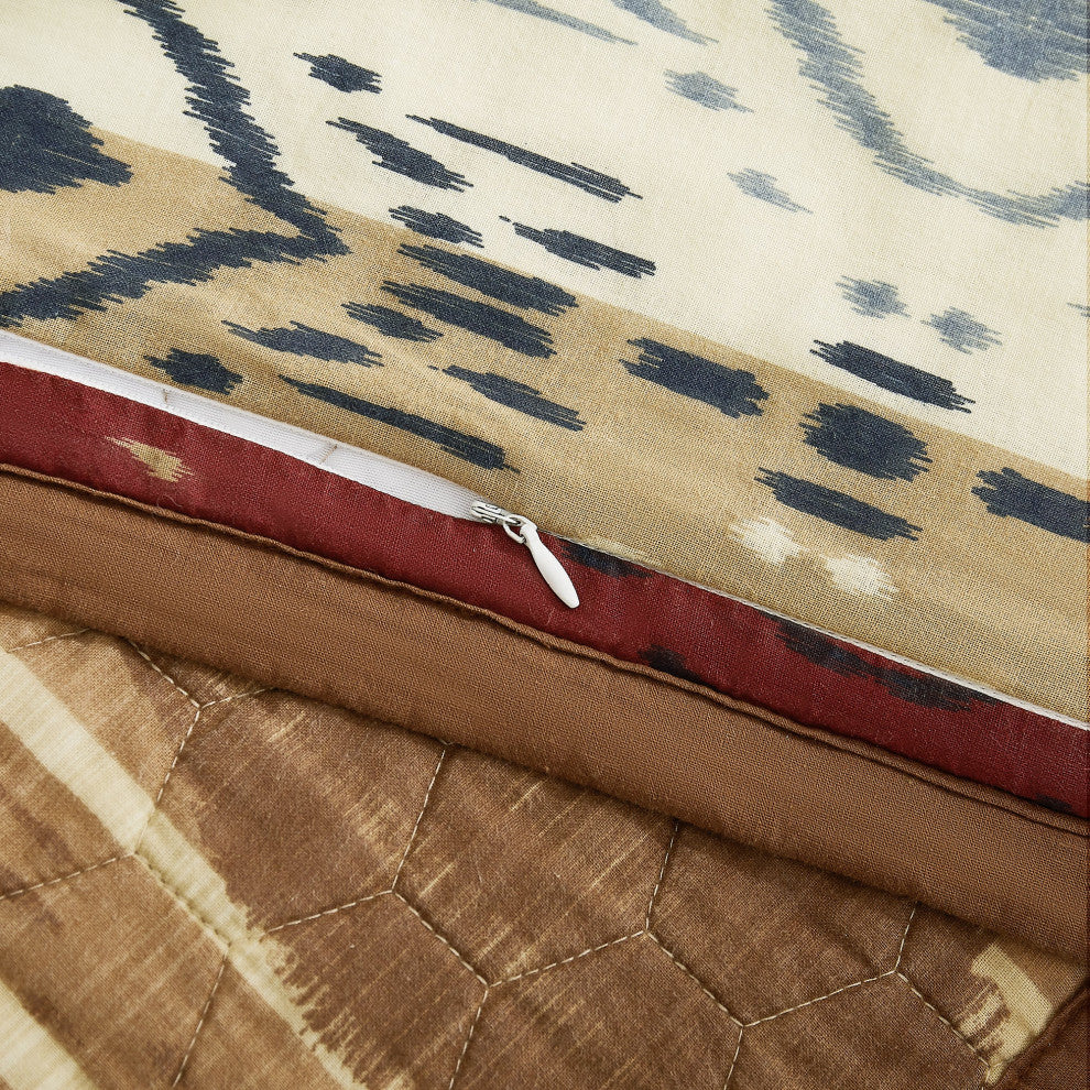 Home on the Range Reversible Quilt Set, Full/Queen, Tan, 3PC