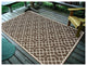 Geometric Blocks Indoor/Outdoor Area Rug, Brown, 4'5"x7'