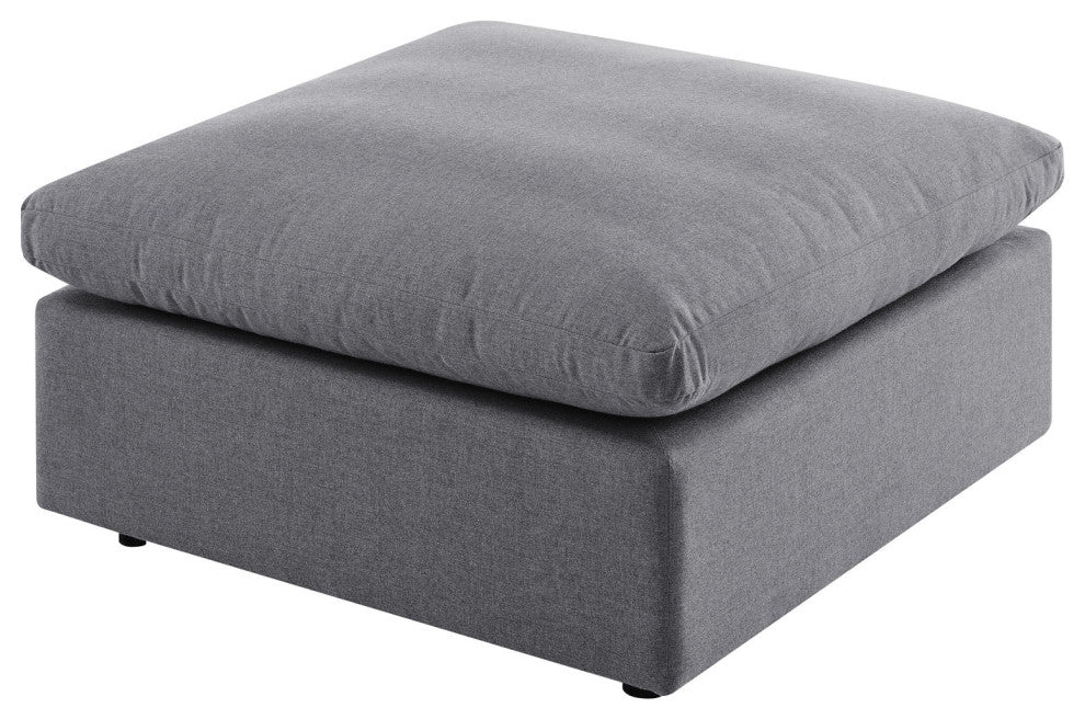Modular Lounge Sectional Deep Sofa Set, Sunbrella, Gray, Modern, Outdoor