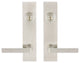 Tokyo Lever, Tubular Entry, Double Cylinder, Satin Stainless Steel