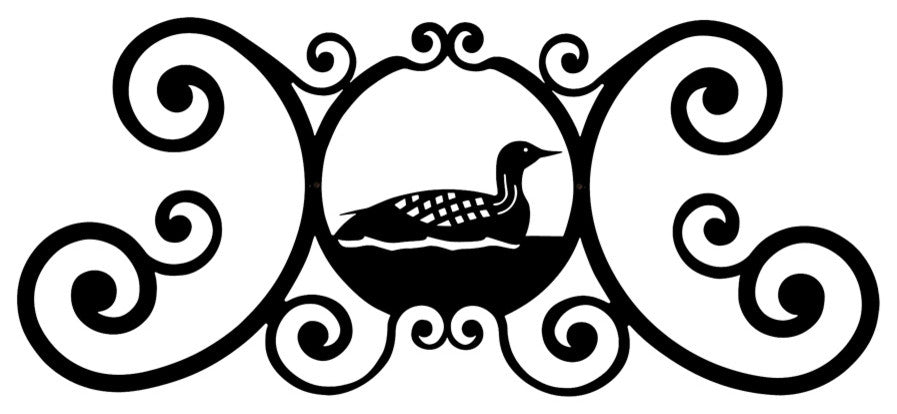 Loon Over Door Plaque