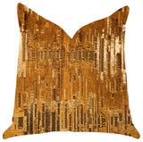 Thames City Lights Luxury Throw Pillow, 22"x22"