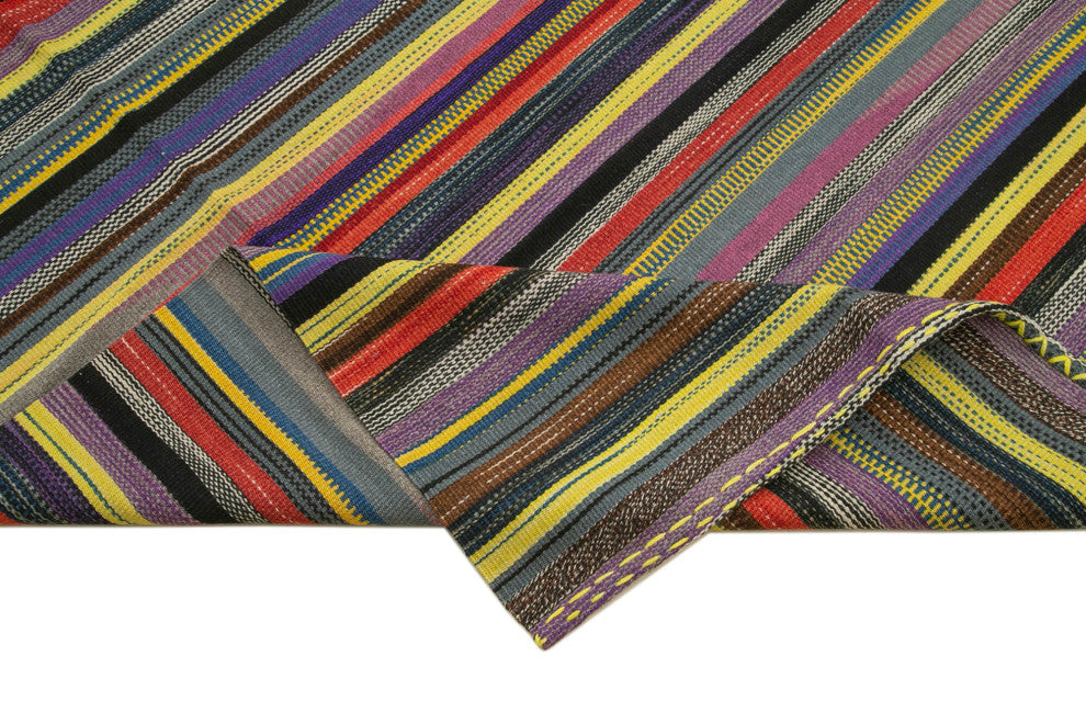 Rug N Carpet - Handmade Turkish 11' 11'' x 15' 7'' Modern Design Wool Kilim Rug