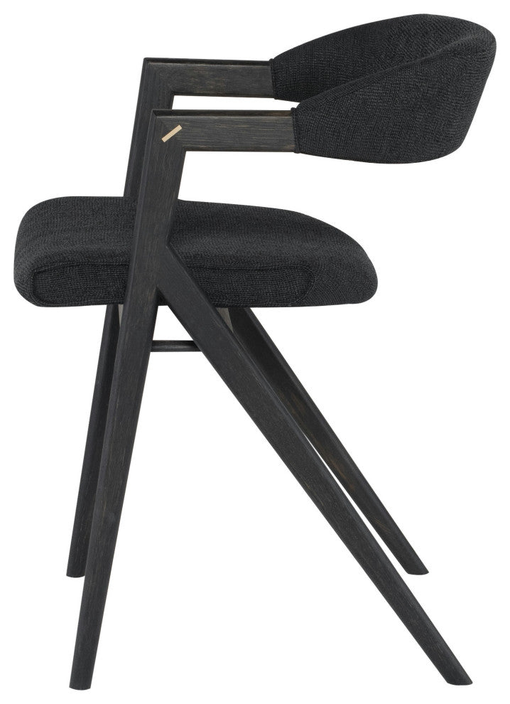 Anita Activated Charcoal Fabric Dining Chair