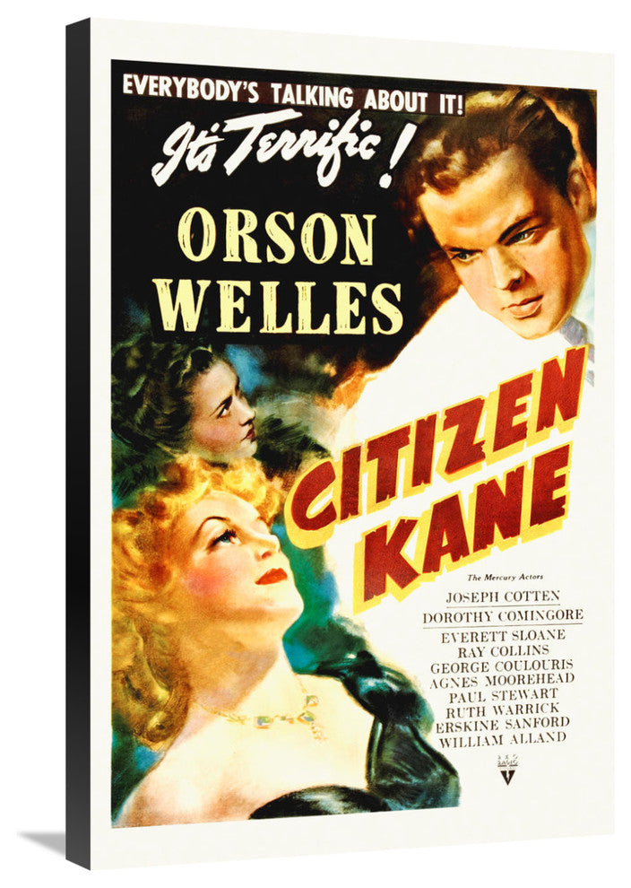 "Citizen Kane" Stretched Canvas Giclee by Hollywood Photo Archive, 20x30"