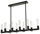48" Adjustable LED Pendant, Black