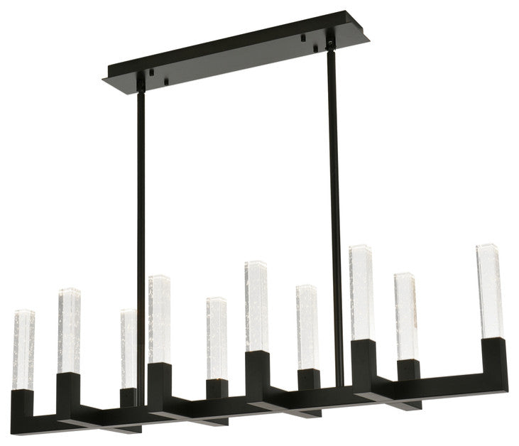 48" Adjustable LED Pendant, Black