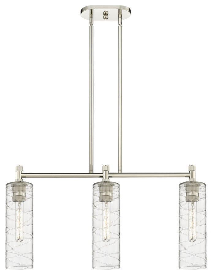 Crown Point 3 30.5" Island Lighting Polished Nickel