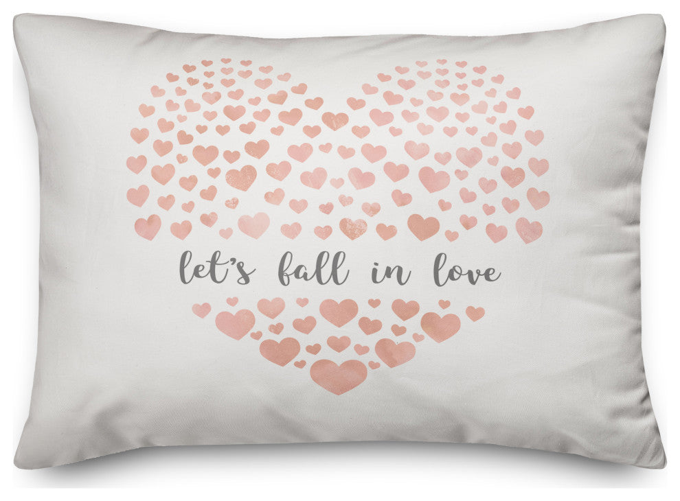 Let's Fall in Love 14x20 Spun Poly Pillow