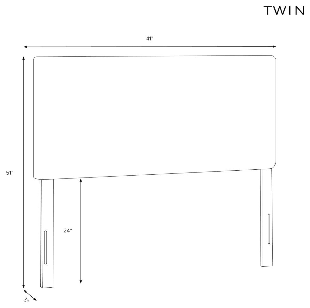 Ana King Square Headboard, Zuma Pumice