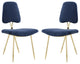 Ponder Dining Side Chair Set of 2, Navy