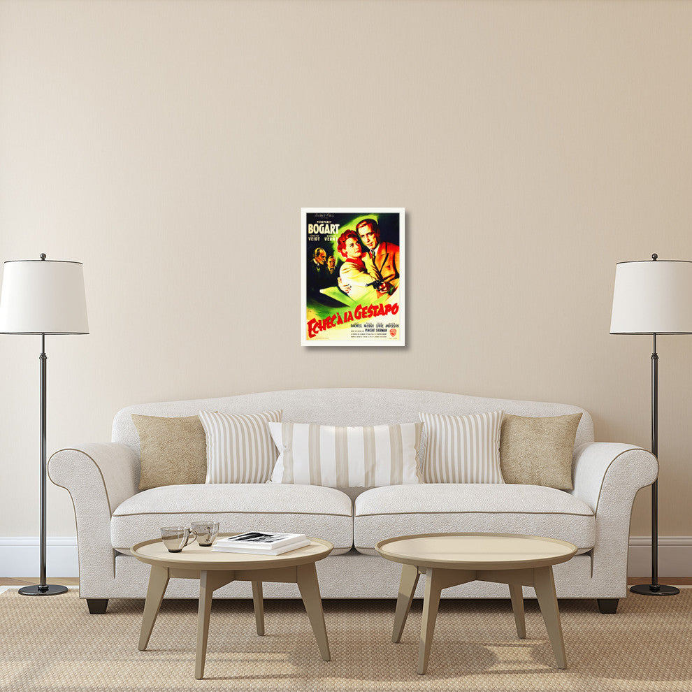 "French - All Through The Night" Canvas Giclee, 23"x30"