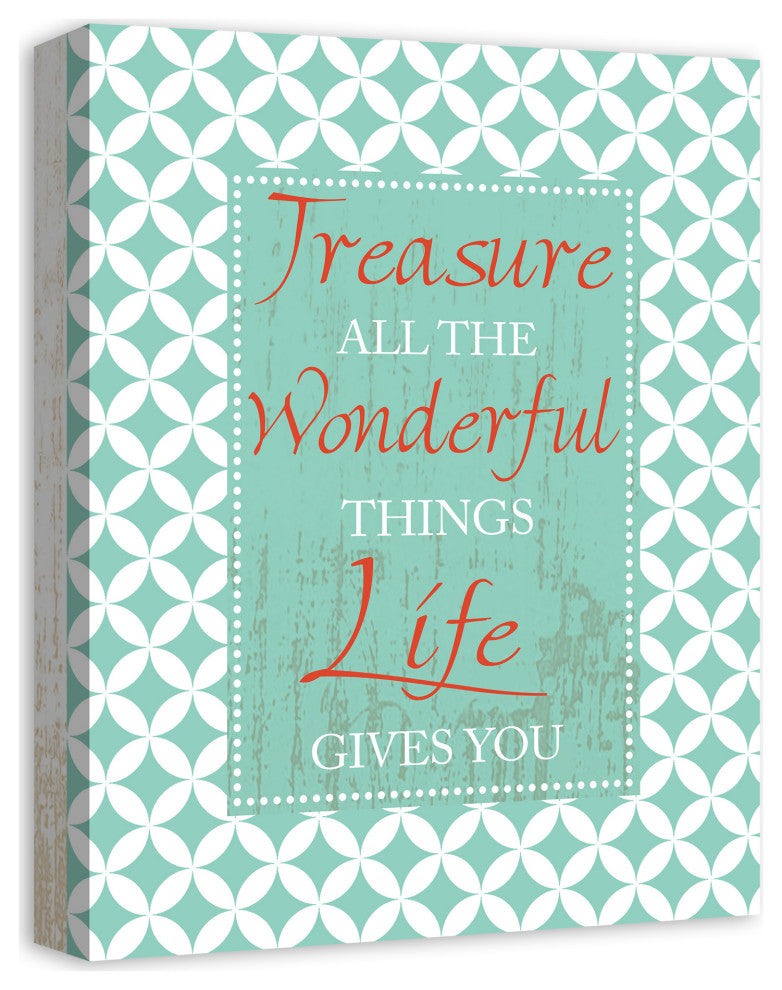 Treasure Life 11x14 Canvas Wall Art