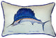 Betsy Drake Sailfish Extra Large 20 X 24 Indoor / Outdoor White Pillow