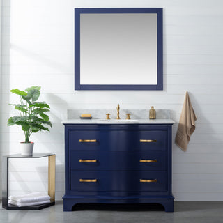 Monroe 42" Bathroom Vanity, Navy Blue