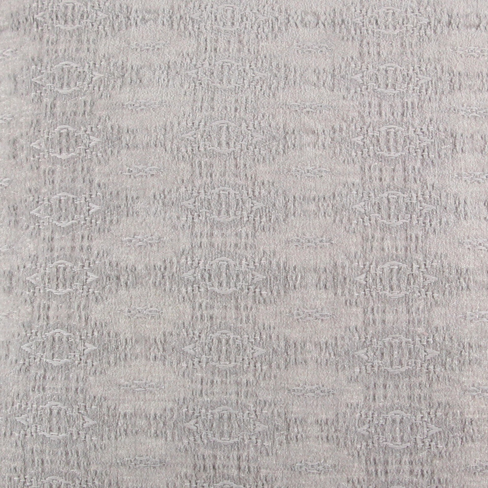 Beige Throw Pillow With Ikat Pattern, 20"x20"